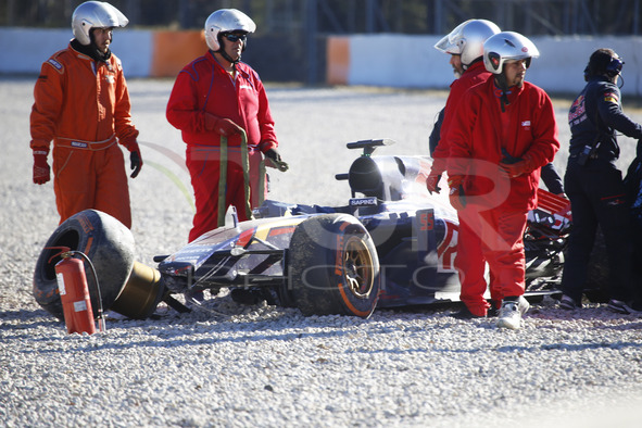 F1 Carlos Sainz Accident