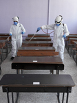 Sterilization Of School Classes In Idlib After Discovering 3 Coronavirus Cases