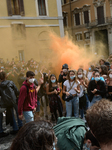 Student Protest In Rome