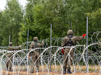 Poland Erects A Border Between Belarus And The EU