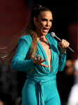 Brazilian singer Ivete Sangalo performs at Rock in Rio Lisboa 2022