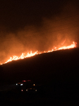 Wildfire In Mount Penteli Raging