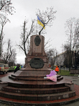 Monument to Mikhail Lomonosov dismantled in Dnipro