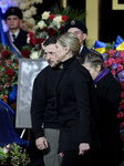 Lying-in-state ceremony of Ukrainian Interior Ministry leadership in Kyiv