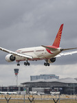 Air India Boeing 787 Dreamliner Landing At London Heathrow Airport