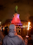 Torchlight Demonstration Against The Government's Pension Reform In Paris