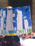Demonstration For Saving Ukrainian Children In Duesseldorf