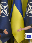Ukrainian President and NATO Secretary General meet press in Kyiv.