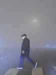 A Fog-shrouded Street in Qingzhou