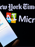 The New York Times - OpenAi - Microsoft - Photo Illustration
