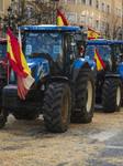 Tractors Protest In Santander 