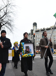 Protestors Gather In Budapest On The Second Anniversary Of The Russian Invasion Of Ukraine 