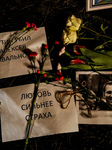 People Getter To Morn Alexei Navalny On The Day Of His Funeral