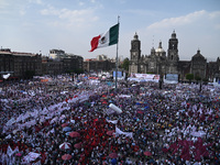 Beginning  Campaign Of The Claudia Sheinbaum To Contest The Presidency Of Mexico 