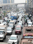 Traffic Jam during Holy Month Of Ramadan In Dhaka, Bangladesh