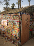 Gaza's Tent of Food Boxes 