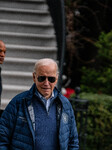 President Joe Biden  Departs The White House To Head To  Baltimore, Maryland To Give Remarks  