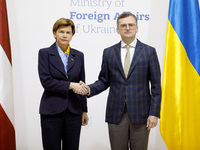 Joint briefing of Foreign Ministers of Latvia and Ukraine.