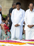Remembrance Ceremony For The 147th Birth Anniversary Of Mahatma Gandhi In New Delhi