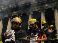 Aftermath scenes from the massive fire that razed the decades-old Manila Central Post Office on Monday, May 22. (