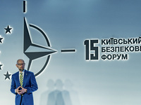 Arseniy Yatsenyuk, former Prime Minister of Ukraine presents the 15th Kyiv Secrity Fotum. The forum is an annual platform for high-level dis...
