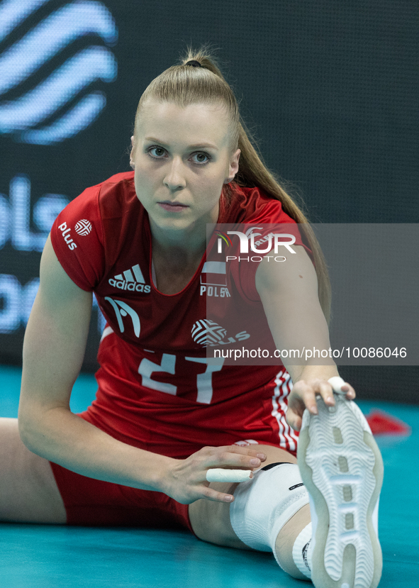 Joanna Pacak (POL) during Poland vs France, volleyball friendly match in Radom, Poland on May 25, 2023. 