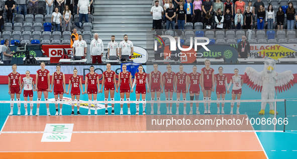 reprezentacja Polski during Poland vs France, volleyball friendly match in Radom, Poland on May 25, 2023. 