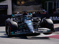 George Russell of uk driving the (63) Mercedes-AMG Petronas F1 Team F1 W14 E Performance Mercedes during the Formula 1 Grand Prix De Monaco...
