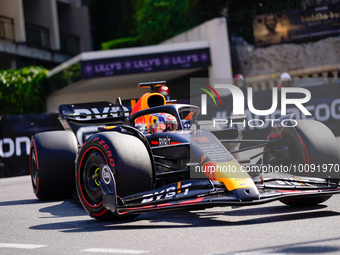 Max Verstappen of Netherlands driving the (1) Oracle Red Bull Racing RB19 Honda RBPT during the Formula 1 Grand Prix De Monaco 2023 on May 2...