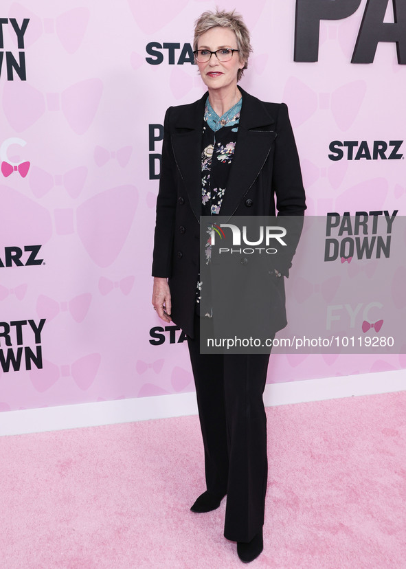 American actress, comedian and singer Jane Lynch arrives at STARZ's 'Party Down' Season 3 FYC Screening Event held at the Hollywood Athletic...