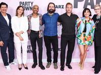 Ken Marino, Tyrel Jackson Williams, Jennifer Garner, Martin Starr, Ryan Hansen, Zoe Chao and Jane Lynch arrive at STARZ's 'Party Down' Seaso...