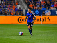 Cincinnati midfielder, Luciano Acosta, is seen during the Major League Soccer match between FC Cincinnati and the Chicago Fire FC at TQL Sta...