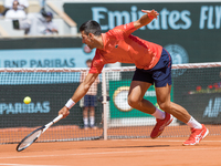 Novak Djokovic during Roland Garros 2023 in Paris, France on June 4, 2023. (