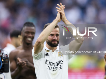 Nacho Fernandez of Real Madrid Cf during a match between Real Madrid v Athletic Club as part of LaLiga in Madrid, Spain, on June 4, 2023. (
