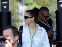 The singer Rosalia at the paddock of the Barcelona Catalunya Circuit, during the Formula 1 Spanish Grand Prix, in Montmelo (Barcelona), on 0...