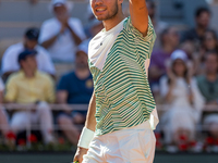 Carlos Alcaraz during Roland Garros 2023 in Paris, France on June 4, 2023. (