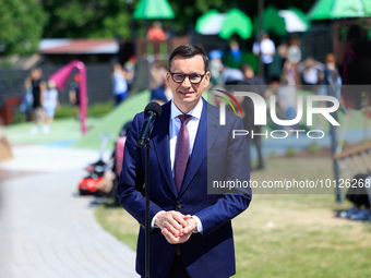 On June 4, 2023, Prime Minister Mateusz Morawiecki came for a visit to Dobroszyce near Wroclaw. He opened there a playground built with the...