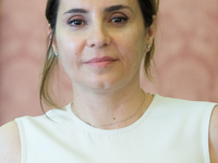 Sabina Puertolas during the presentation of 'LOS CISNES EN PALACIO' in Madrid, June 5, 2023 Spain (