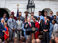 Kansas City Chiefs head coach Andy Reid speaks at a White House event celebrating the team's Super Bowl championship.  It is a long-standing...