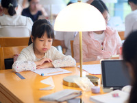 NANTONG, CHINA - AUGUST 14, 2023 - People read books and study at the Nantong Library in Nantong, East China's Jiangsu Province, Aug. 14, 20...