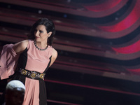 Laura Pausini attends the 66th Sanremo Music Festival on February 9, 2016. (