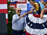 U.S. President Joseph Biden kicks of the AFL-CIOs annual Tri-State Labor Day Parade in Philadelphia, PA, USA on September 4, 2023. (