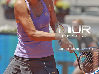 Maria Sharapova of Russia in action at the Mutua Madrid Open 2014 WTA Tennis World Tour 2014, Mutua Madrid Open 2014, Day Seven - 09 May 201...