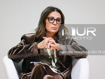 Daniela Santanche attends the regional assembly of Coldiretti at Palazzo Lombardia on September 15, 2023 in Milan, Italy (