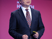 Guo Ping, the Chairman and rotating CEO of Huawei, speaking during his conferenceduring the first day of Mobile World Congress 2016 in Barce...
