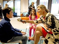 Queen Maxima visits the Radio 4 Classic Shows is a nationwide fundraising tools for music education for children. The campaign is an initiat...