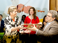 Queen Maxima visits the Radio 4 Classic Shows is a nationwide fundraising tools for music education for children. The campaign is an initiat...