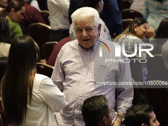 Jose Ramiro Lopez Obrador, brother of Mexican President Andres Manuel Lopez Obrador, is attending the registration event of the sole candida...