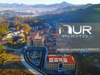 ANQING, CHINA - NOVEMBER 21, 2023 - A retirement center in the hinterland of the Dabie Mountains is seen in Anqing City, Anhui Province, Chi...