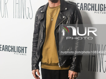American television presenter and film producer Nev Schulman arrives at the New York Premiere Of Searchlight Pictures' 'Poor Things' held at...